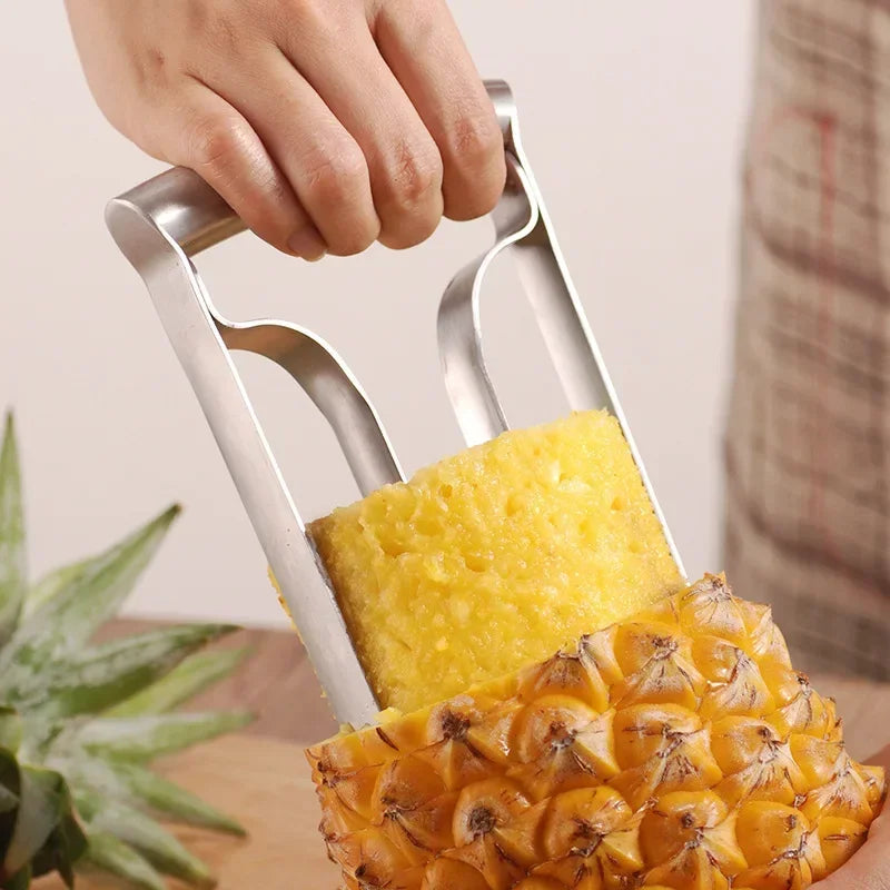 Pineapple Peeler Tool, Stainless Steel Fruit Knife Peeler for Household Use, Eye Cutting Pineapple Gadget