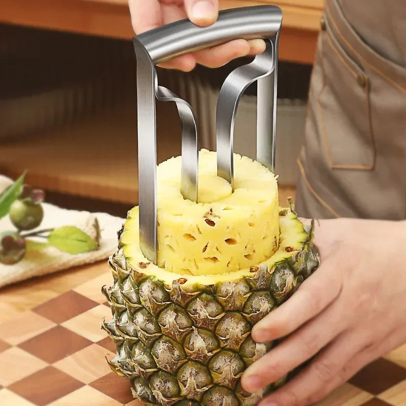 Pineapple Peeler Tool, Stainless Steel Fruit Knife Peeler for Household Use, Eye Cutting Pineapple Gadget