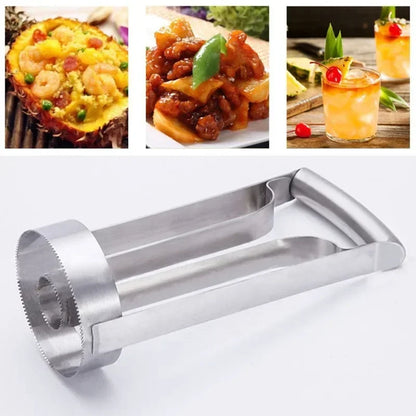 Pineapple Peeler Tool, Stainless Steel Fruit Knife Peeler for Household Use, Eye Cutting Pineapple Gadget