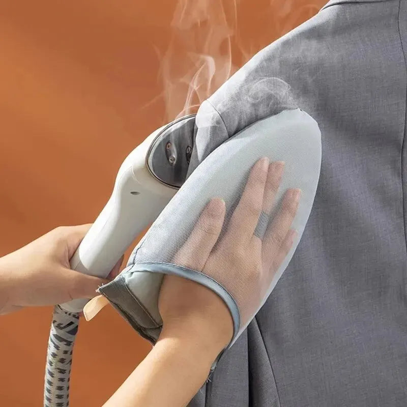 Fabric Handheld Ironing Board Small Home Ironing Tray with Insulated Gloves