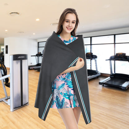 AQUA Microfiber Quick Dry Sports Towel Soft Lightweight Compact Travel Towel For Sweat Ultra Absorb 5