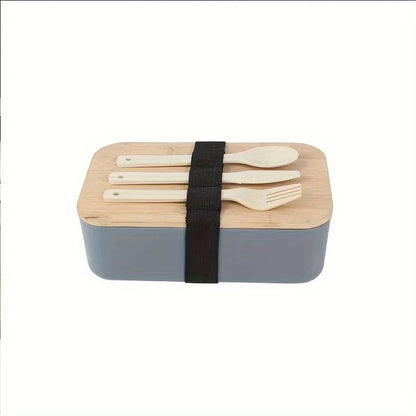 EcoFresh Bamboo Lid Lunch Box Set 4