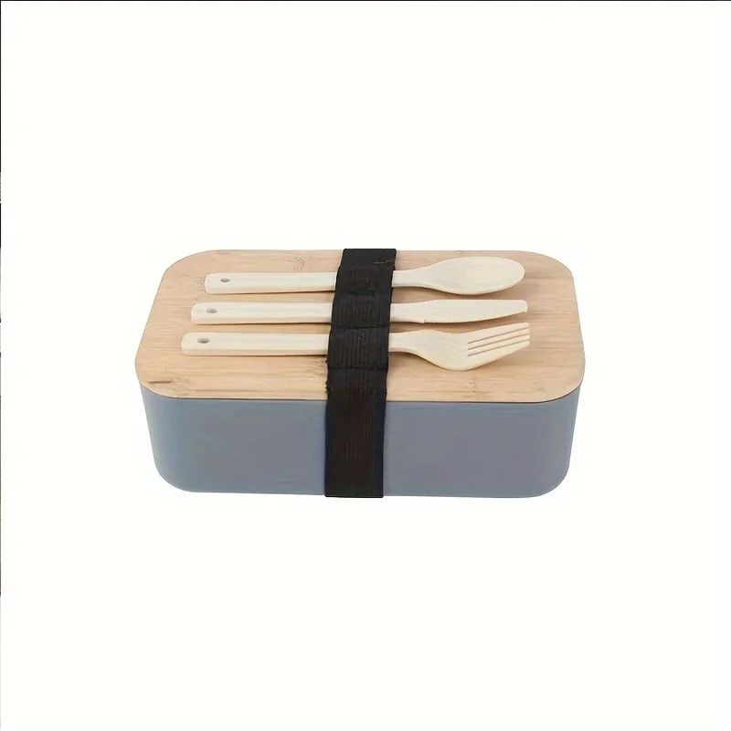 EcoFresh Bamboo Lid Lunch Box Set 7