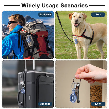 TPU Case For Apple Airtag Waterproof Antilost Keychain Holder Protective Full Cover For Dog Cat Pet 3