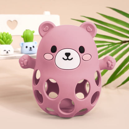 Kids Baby Teether Gloves Colorful Cartoon Bear Shape Hollow Glove Toy For Newborn Great Gift 10