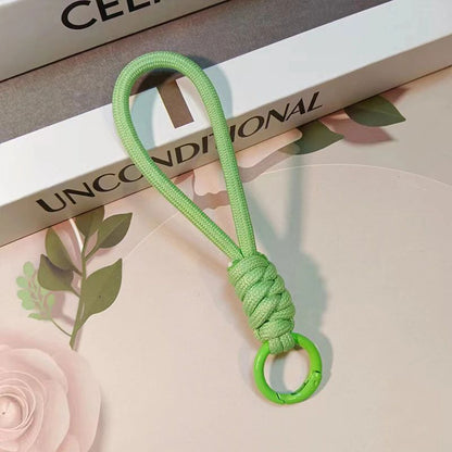 Colorful Braided Rope Strap Lanyard Keychain For Phone Case And Bags 9