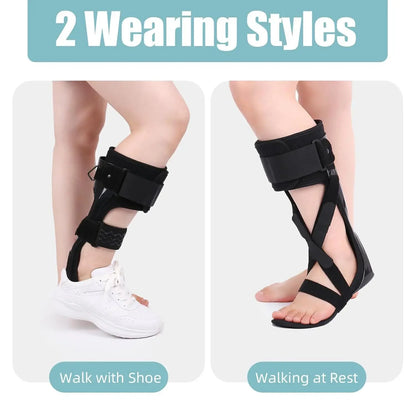 Adjustable Foot Drop Support Brace Medical Ankle Foot Orthosis For Stroke  MS Foot Drop Men  Women 4