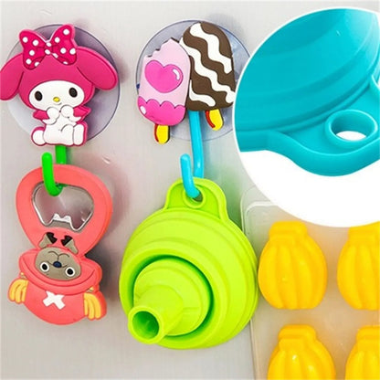 Foldable Silicone Funnel for Filling Water Bottles, Kitchen Funnel Set, Liquid Transfer Kitchen Accessories