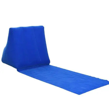 Inflatable Wedge Pillow With Mat PVC Flocking Travel Back Support Triangle Cushion Beach Pillow 6