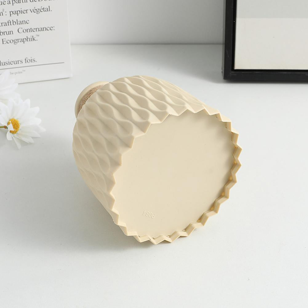 DIY Flowerpot Rope Plastic Vase Living Room Porcelain Imitation Flower Arrangement Home Decoration  5