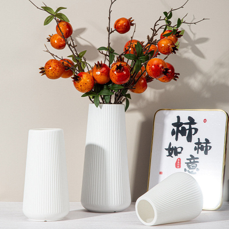Durable Plastic Flower Vase Elegant Nordic Vase Ornaments Home Living Room Decoration Creative Flow 6