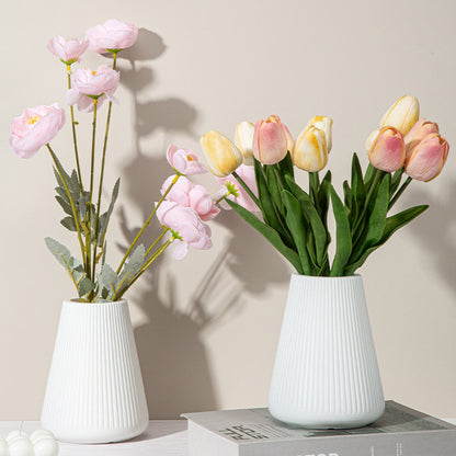 Durable Plastic Flower Vase Elegant Nordic Vase Ornaments Home Living Room Decoration Creative Flow 7