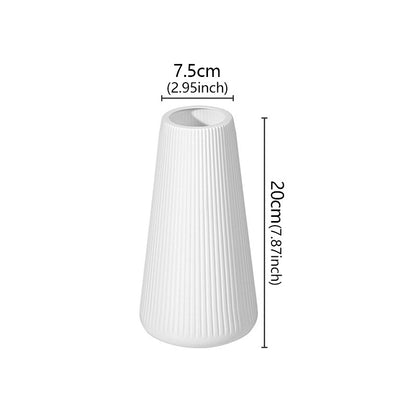 Durable Plastic Flower Vase Elegant Nordic Vase Ornaments Home Living Room Decoration Creative Flow 2