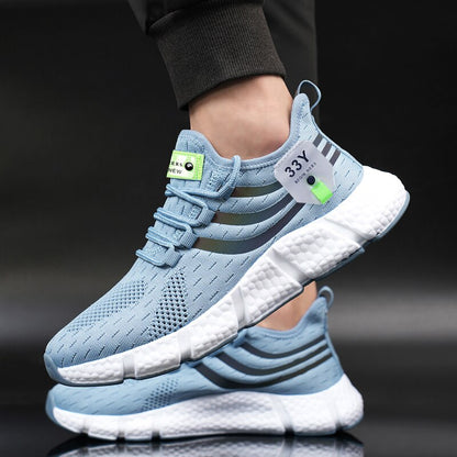 Breathable Men Casual Sport Shoes Lightweight Athletic Sneakers Running Shoes Jogging Outdoor Walking Mesh