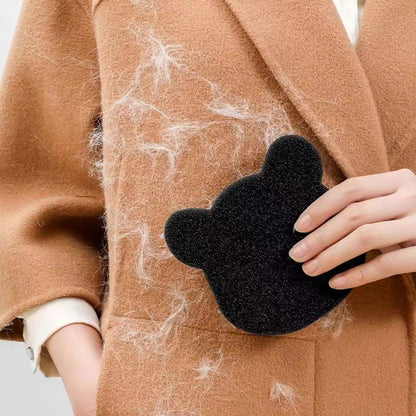 Reusable Household Pet Hair Remover Black Machine Washed Bear Sticky Sponge For Dryer 3