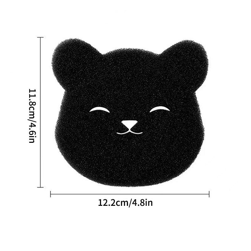 Reusable Household Pet Hair Remover Black Machine Washed Bear Sticky Sponge For Dryer 5