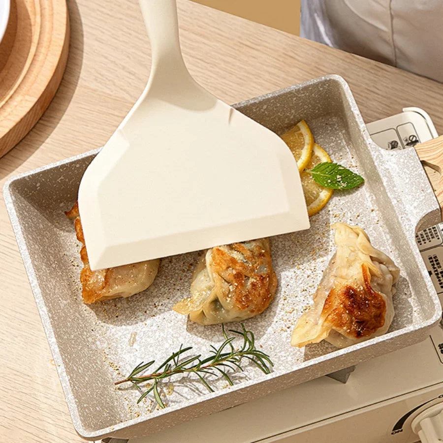 Food Grade NonStick Silicone Heat Resistant Spatula For Frying Sushi Steak Fish Pancake Baking And  2