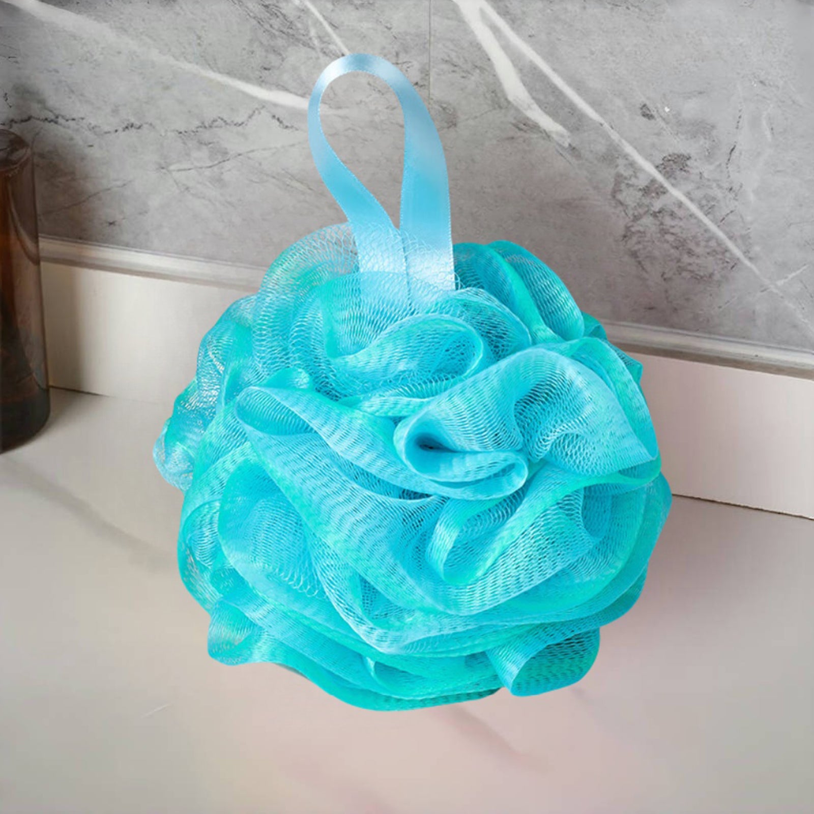 Exfoliating Bath Sponge Set Soft Mesh Bath Loofah Shower Sponge Balls Bathroom Supplies For Women M 6