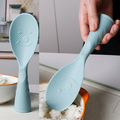 Plastic Rice Spoon Paddles for Home Kitchen, Non Stick, Standing Design, Perfect for Cooking Every Time