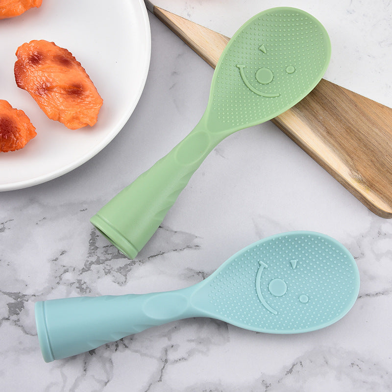 Plastic Rice Spoon Paddles For Home Kitchen Non Stick Standing Design Perfect For Cooking Every Tim 2