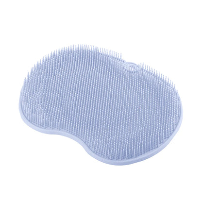 Silicone Rub Back Brush NonSlip Bath Scrubber Foot Exfoliating Massage Pad With Sucker 6