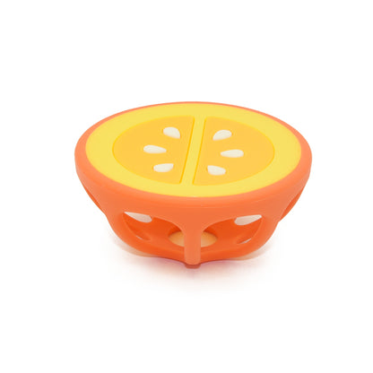 Kids Sensory Teether Silicone Fruit Shape Teething Toy Gum Pain Relief 8