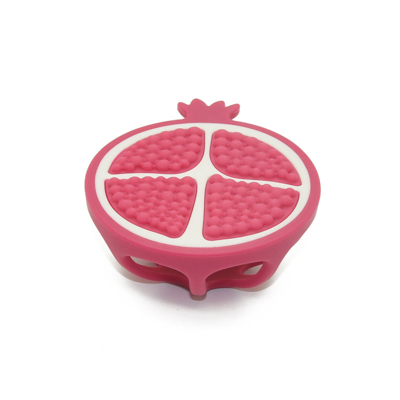 Kids Sensory Teether Silicone Fruit Shape Teething Toy Gum Pain Relief 10