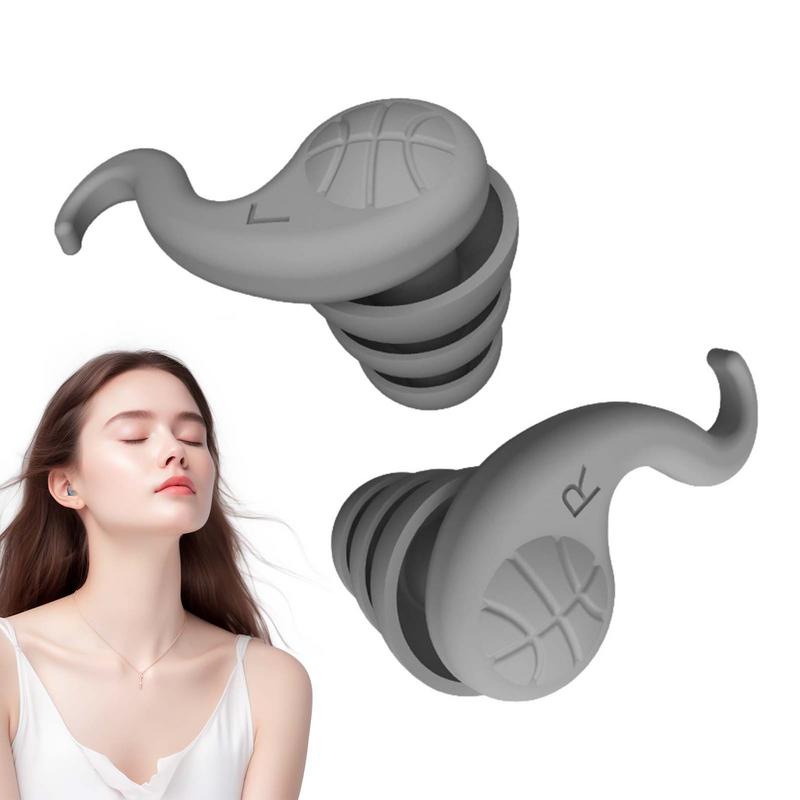 Silicone Earplugs For Sound Reduction, Noise Cancelling Earplugs For Sleep, Comfortable Ear Plugs For Snoring