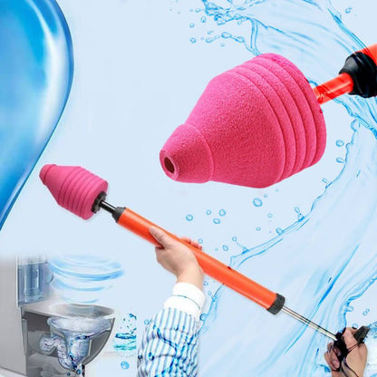 High Pressure Toilet Pipe Plunger, Silicone Quickly Unblock Household Sewer
