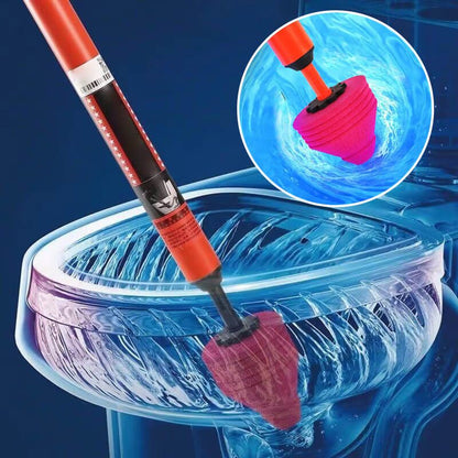 High Pressure Toilet Pipe Plunger, Silicone Quickly Unblock Household Sewer