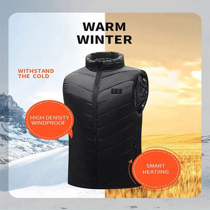 USB Heated Vest Electric Bodywarmer For Men  Women With Adjustable Zones 2