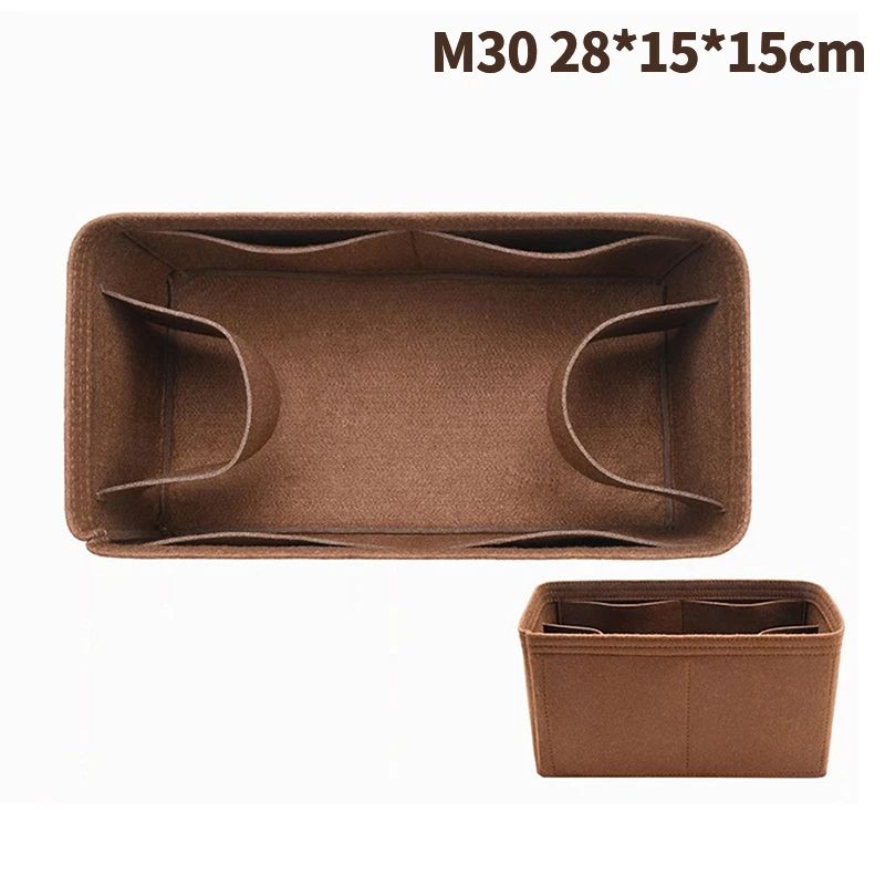 Felt Cloth Bag Organizer Insert Portable Handbag And Makeup Organizer 13