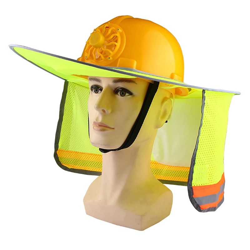 Summer Sun Shade Hard Hat Neck Shield Reflective Safety Helmet Cover 3