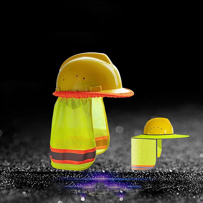 Summer Sun Shade Hard Hat Neck Shield Reflective Safety Helmet Cover 7