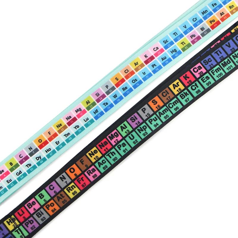 Periodic Table Chemistry Lanyard Keychain Neck Strap Phone Rope 3