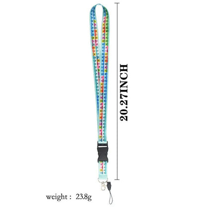 Periodic Table Chemistry Lanyard Keychain Neck Strap Phone Rope 5