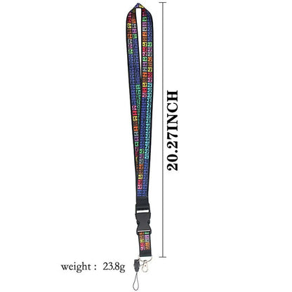 Periodic Table Chemistry Lanyard Keychain Neck Strap Phone Rope 6