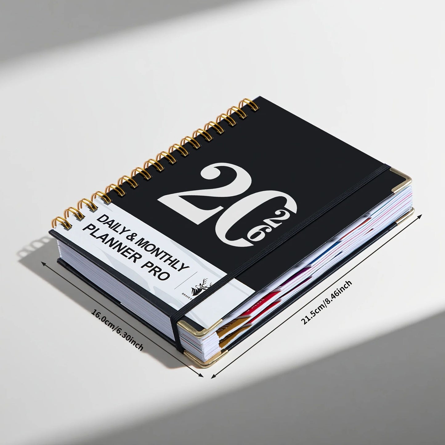 2026 YearRound Planner  Organizer  320Page Weekly  Monthly Calendar With Stickers 1