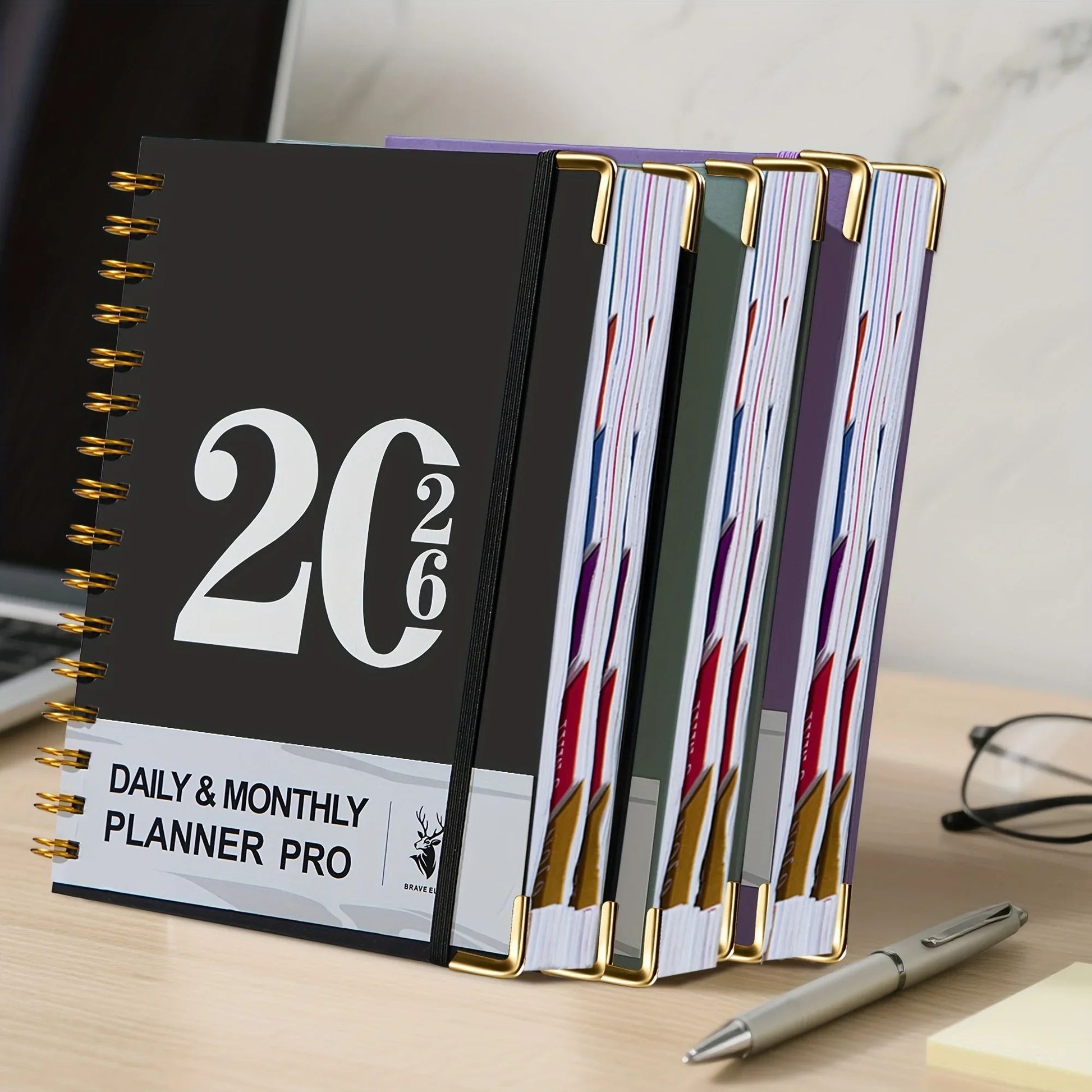 2026 YearRound Planner  Organizer  320Page Weekly  Monthly Calendar With Stickers 5