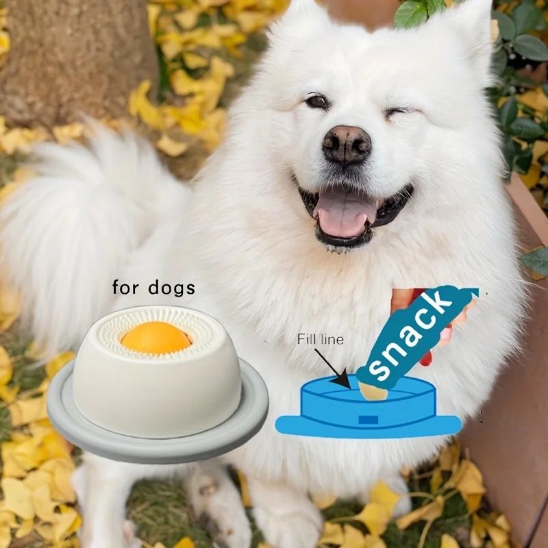 CalmBite SlowFeed Pet Lick Mat  Yogurt Licking Plate For Dogs  Cats 5