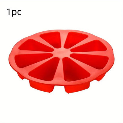 TriangleFlex 8Cavity Silicone Baking Mold  EasyRelease Triangle Cake Cupcake  Brownie Mold 5