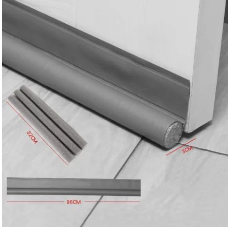 Premium Adjustable Door Bottom Seal  UnderDoor Weatherstrip Draft Stopper 11