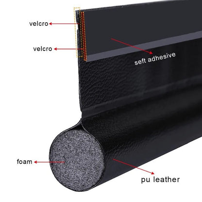 Premium Adjustable Door Bottom Seal  UnderDoor Weatherstrip Draft Stopper 2