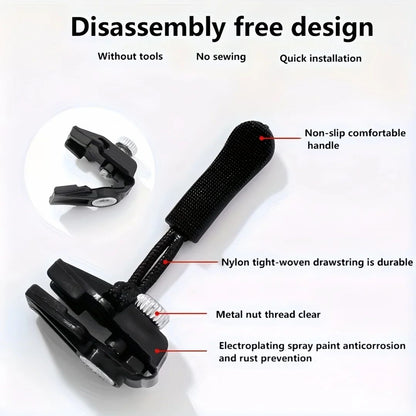 Universal Zipper Replacement Slider  QuickInstall Detachable Zipper Head For Jackets Bags  Luggage 7