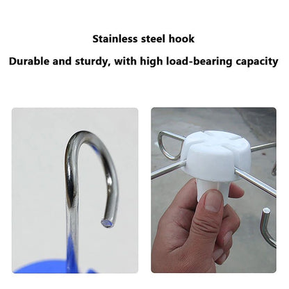 Infusion Stand Hook IV Bag Rack Steel Drip Holder Vertical Hanger 2