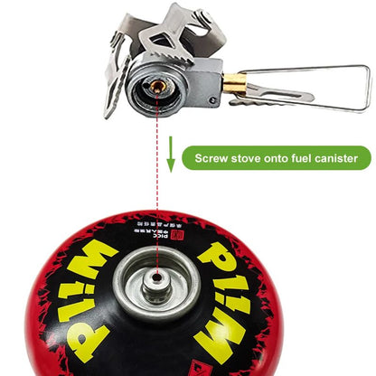 Ultralight Titanium Camping Gas Stove BRS 3000T Portable Outdoor Burner 2