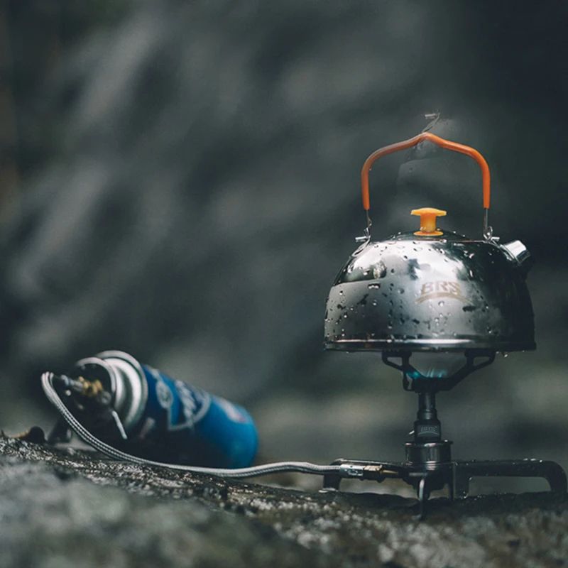 Ultralight Titanium Camping Gas Stove BRS 3000T Portable Outdoor Burner 5