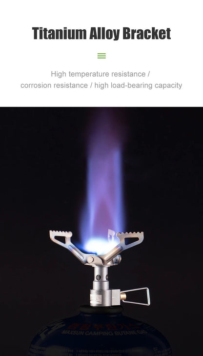 Ultralight Titanium Camping Gas Stove BRS 3000T Portable Outdoor Burner 9
