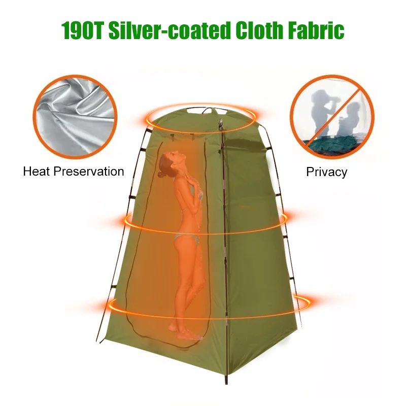 Westtune Portable Waterproof Privacy Shower Tent Outdoor Changing Shelter 3