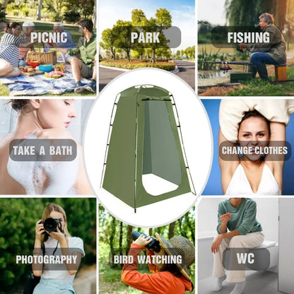 Westtune Portable Waterproof Privacy Shower Tent Outdoor Changing Shelter 5